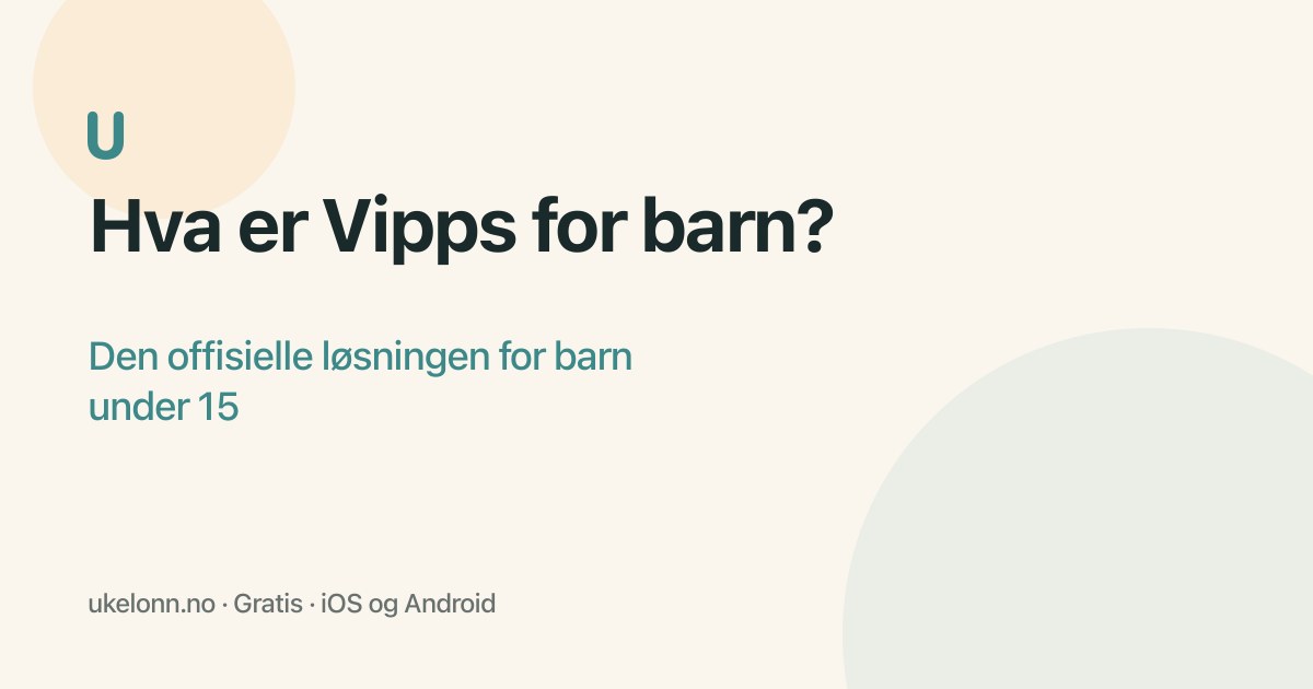 Illustrasjon for artikkelen: Hva er Vipps for barn? Kort forklart for foreldre